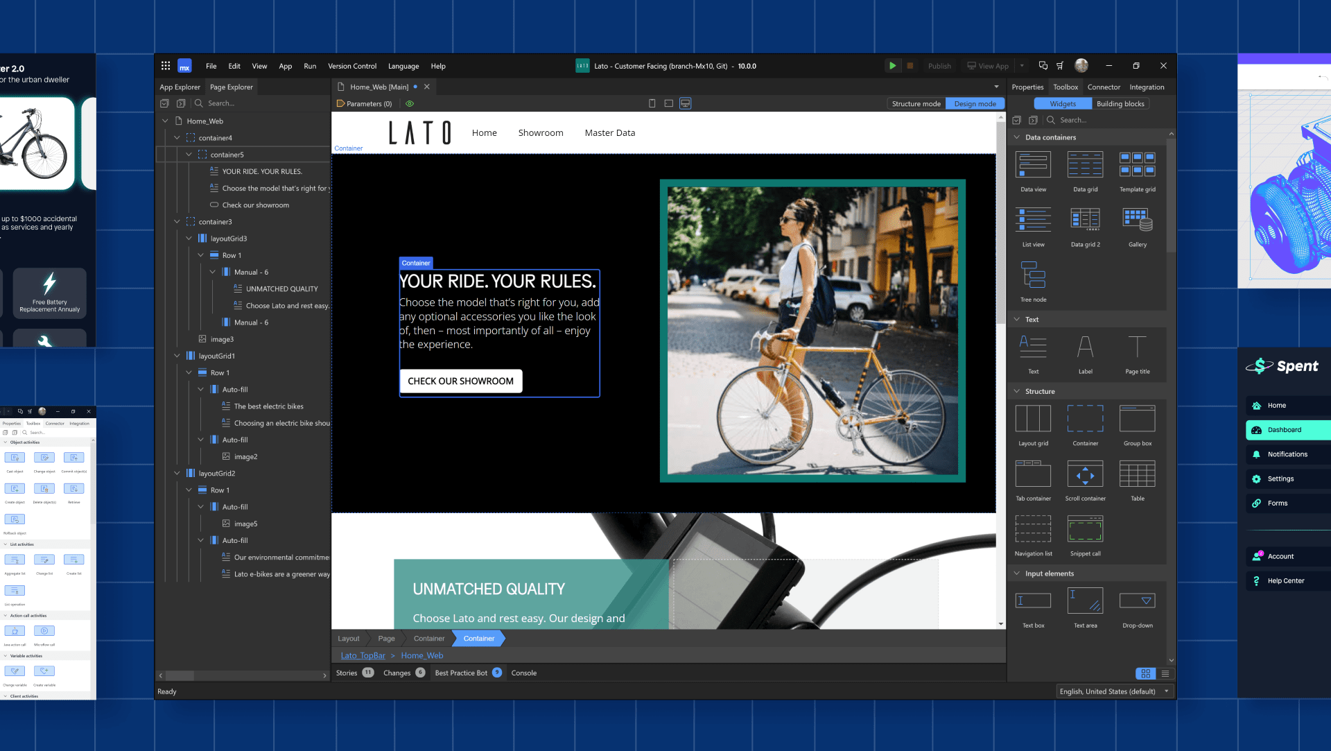 Mendix low-code application development